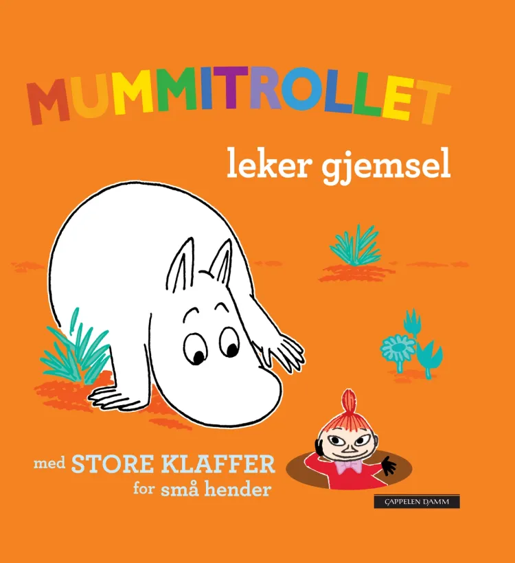 Omslag Mummitrollet leker gjemsel (Innbundet)