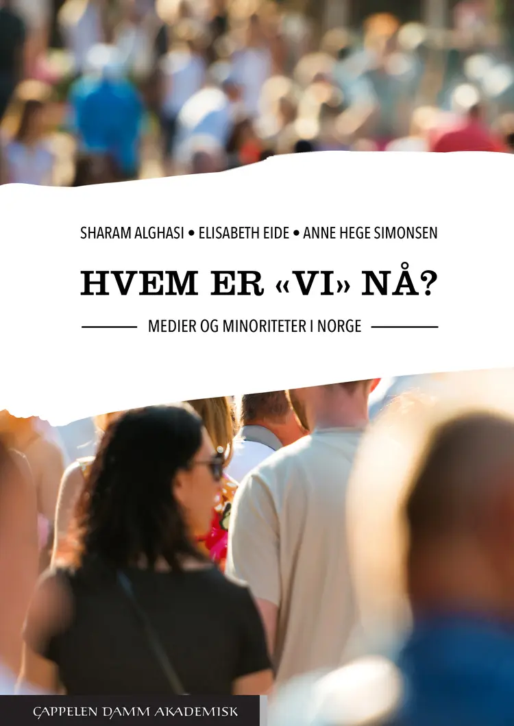 Omslag Hvem er "vi" nå? av Sharam Alghasi, Elisabeth Eide og Anne Hege Simonsen (Heftet)
