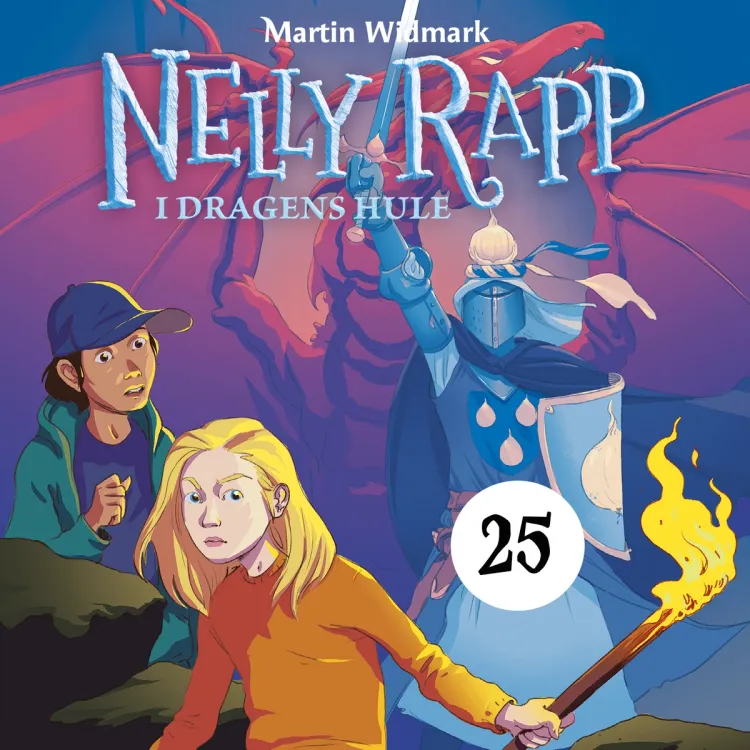 Omslag Nelly Rapp i dragens hule av Martin Widmark (Lydbok)