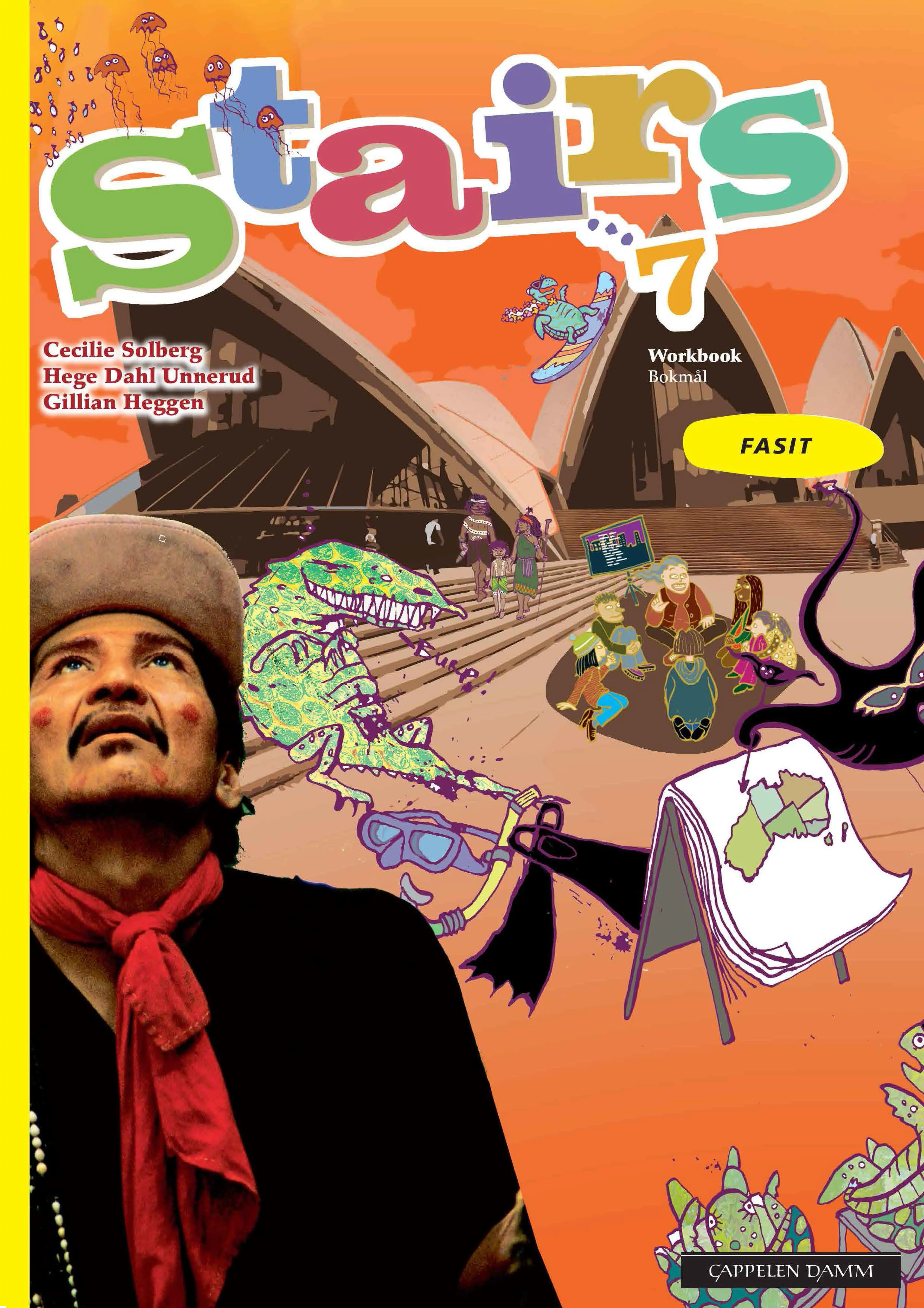 Omslag Stairs 7 Utgave 2 Fasit Workbook av Cecilie Solberg, Hege Dahl Unnerud og Gillian Heggen (Ukjent)