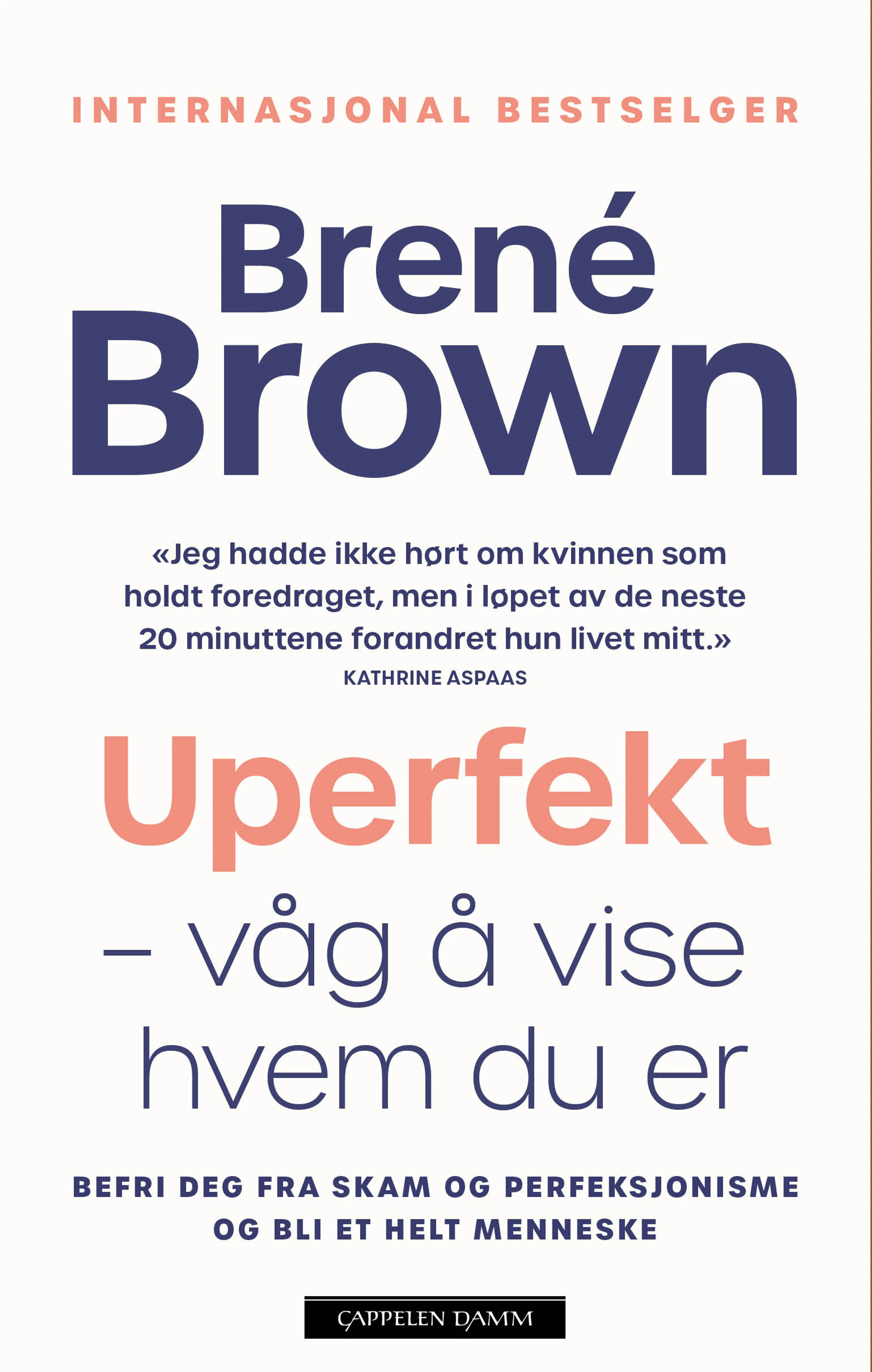 Omslag Uperfekt av Brené Brown (Ebok)
