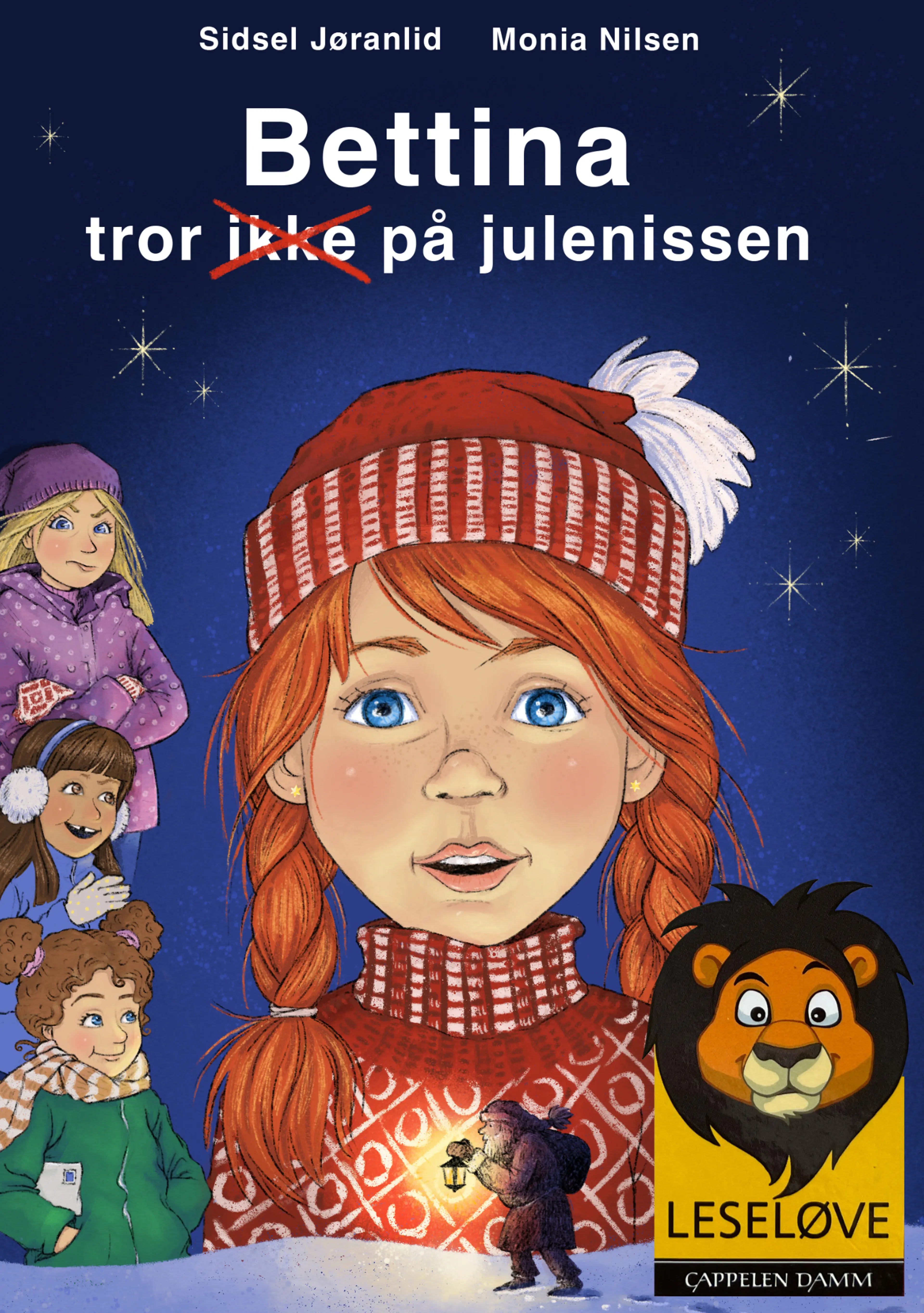 Omslag Leseløve - Bettina tror ikke på julenissen av Sidsel Jøranlid (Innbundet)