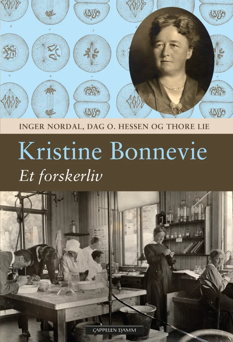 Omslag Kristine Bonnevie av Inger Nordal, Dag O. Hessen og Thore Lie (Innbundet)