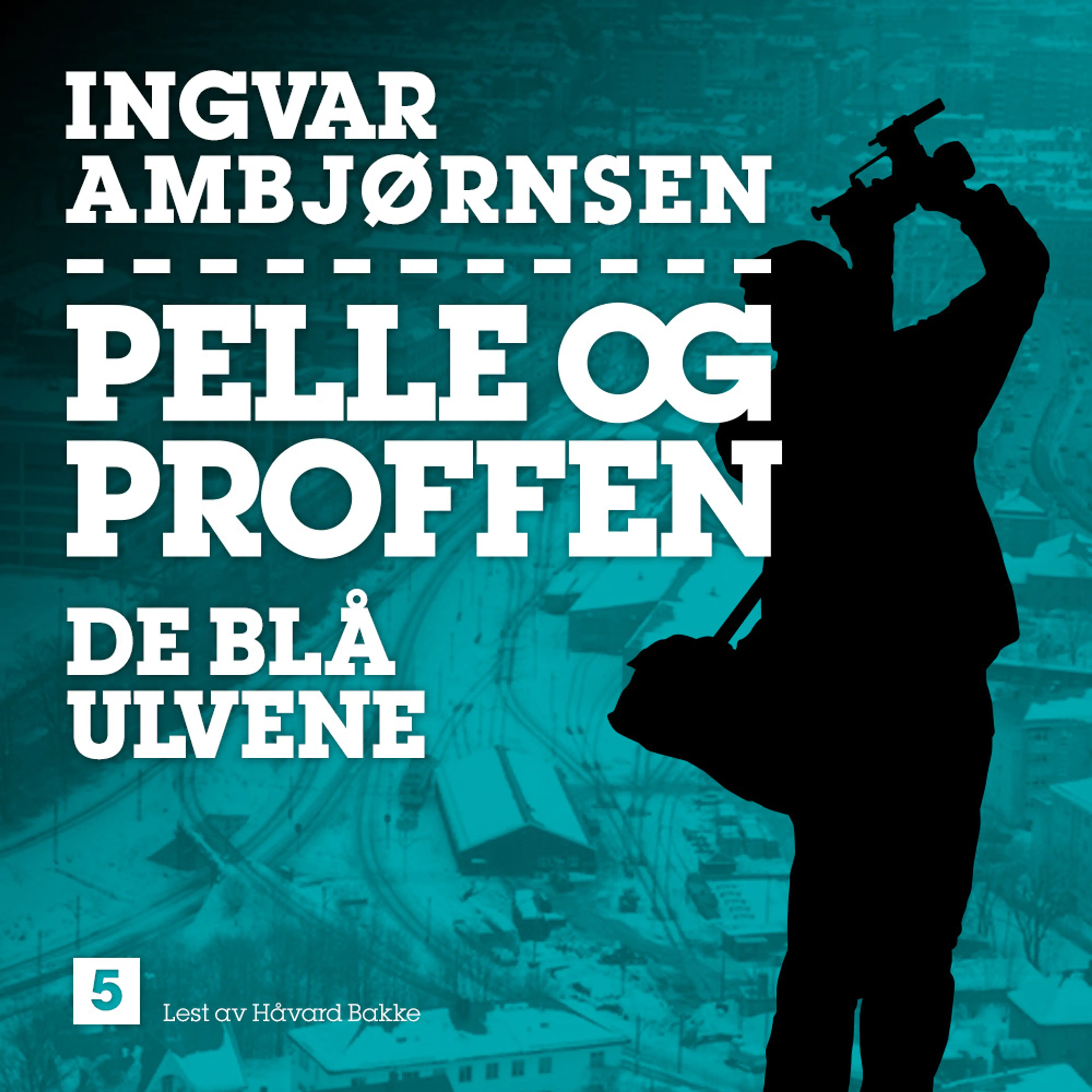 Omslag De blå ulvene av Ingvar Ambjørnsen (Lydbok)