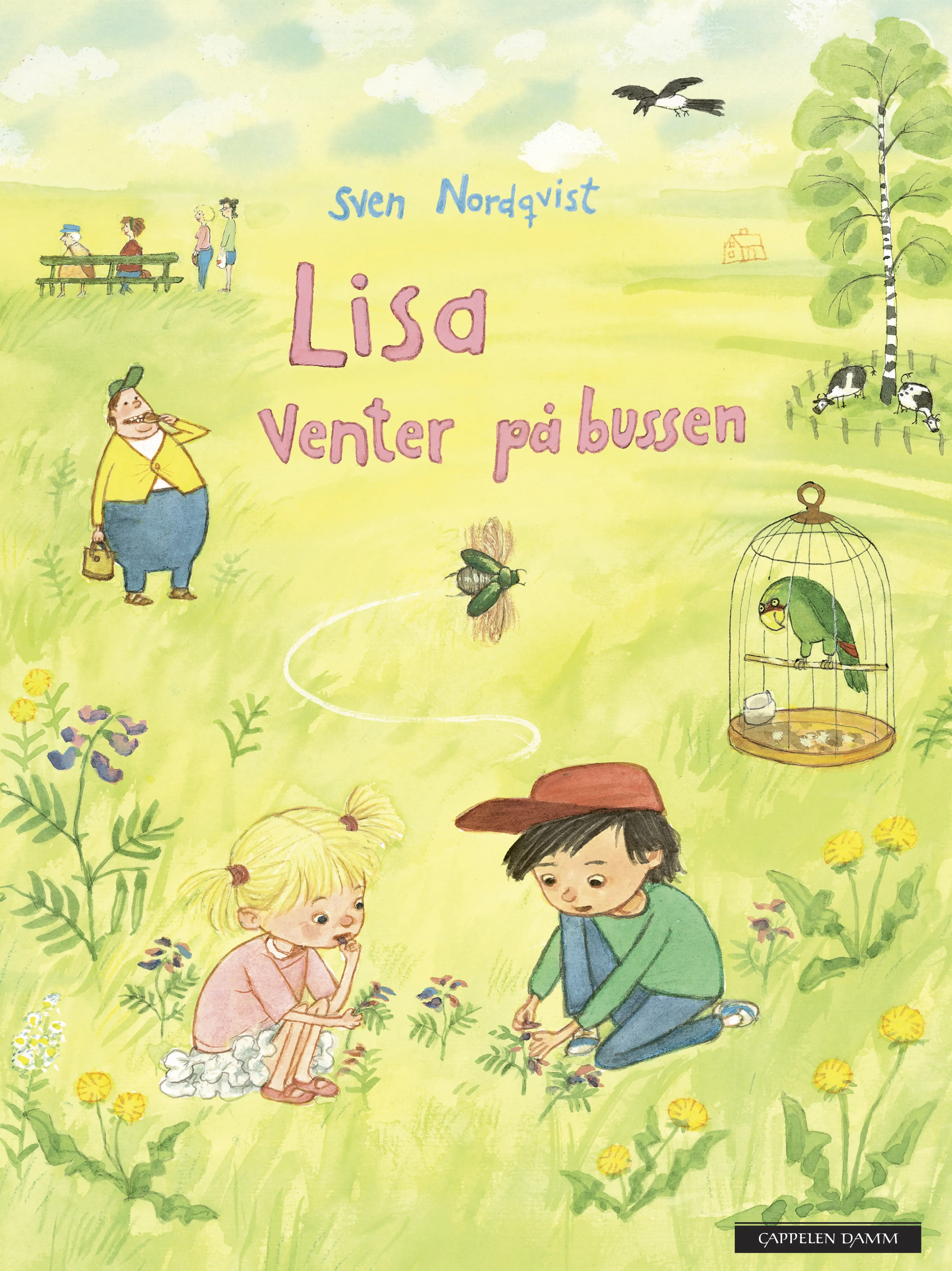 Omslag Lisa venter på bussen av Sven Nordqvist (Innbundet)
