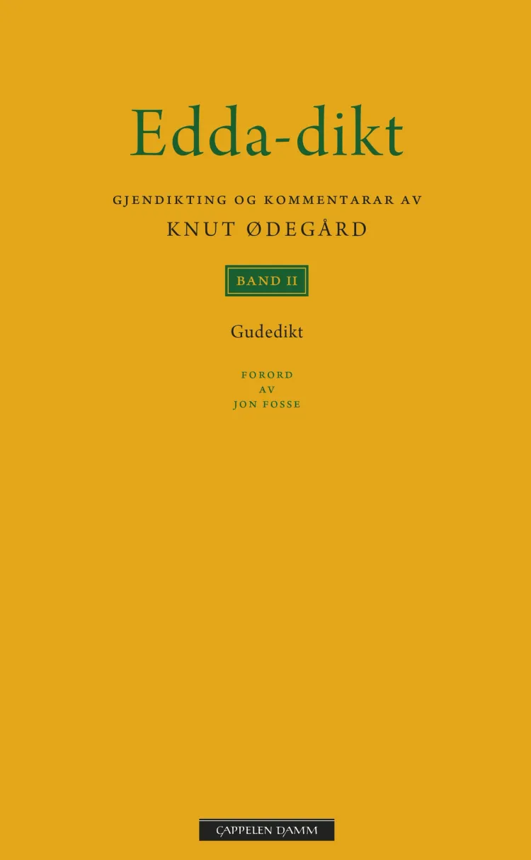 Omslag Edda-dikt Band II av Knut Ødegård (Innbundet)