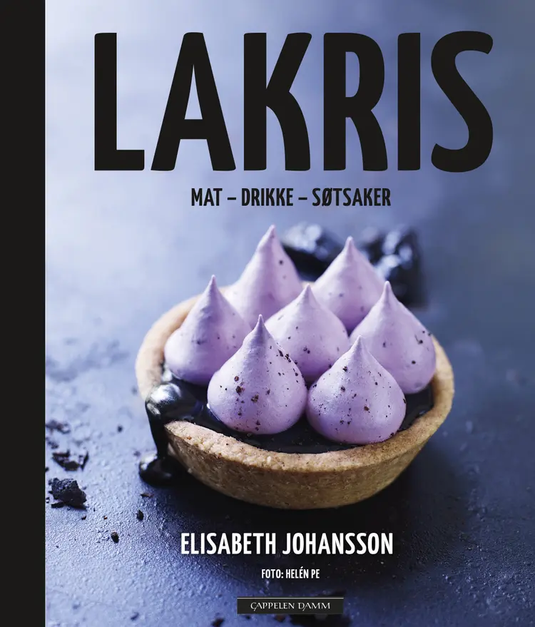 Omslag Lakris av Elisabeth Johansson (Innbundet)