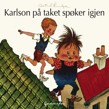 Omslag Karlson på taket spøker igjen av Astrid Lindgren (Lydbok)