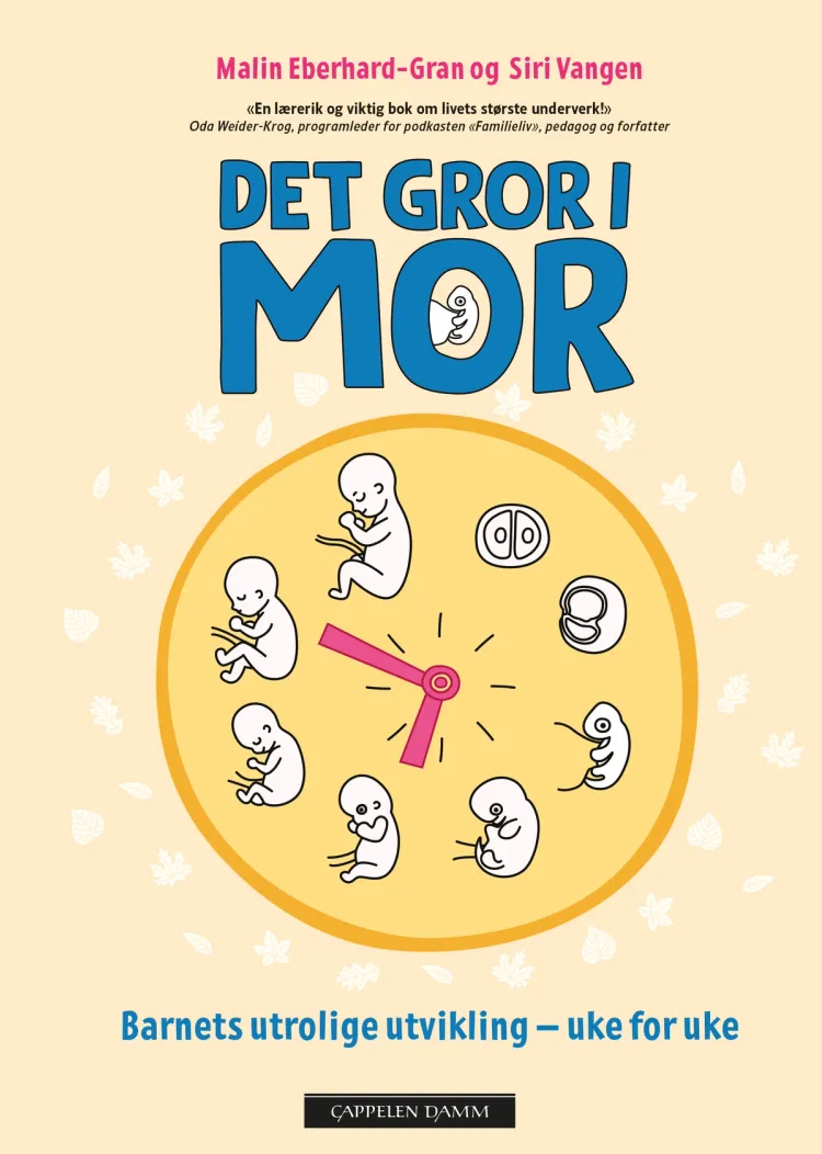 Omslag Det gror i mor av Malin Eberhard-Gran og Siri Vangen (Innbundet)