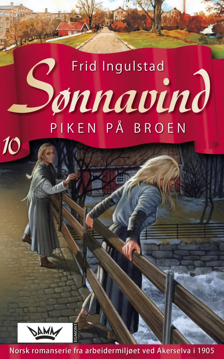 Omslag Piken på broen av Frid Ingulstad (Heftet)