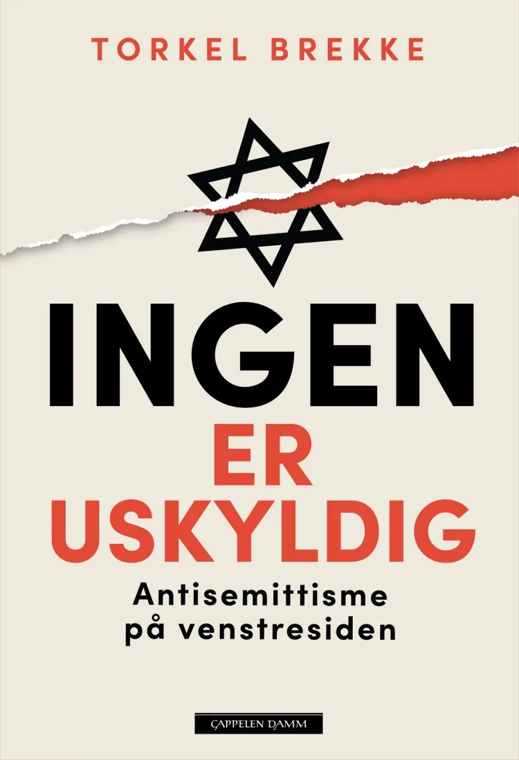 Omslag Ingen er uskyldig: Antisemittisme på venstresiden av Torkel Brekke (Ebok)