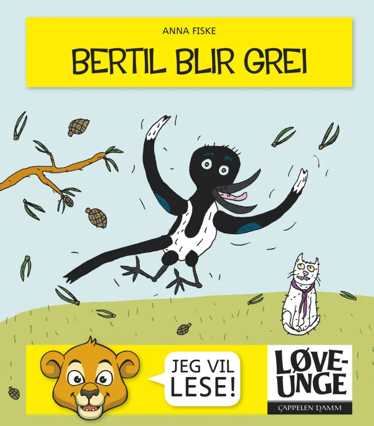 Omslag Løveunge - Bertil blir grei av Anna Fiske (Ebok)