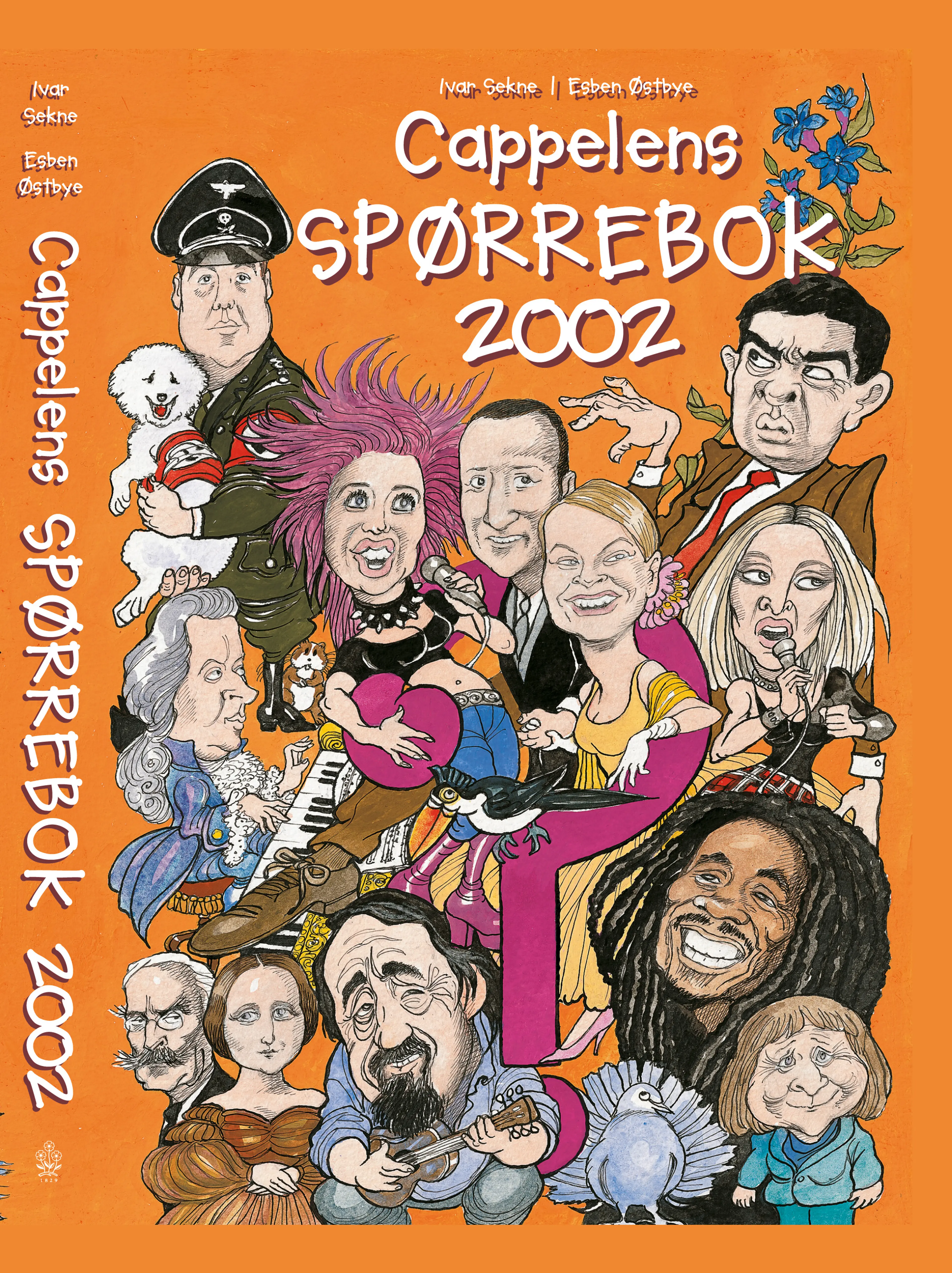 Omslag Cappelens spørrebok 2002 av Sekne/Østbye (Innbundet)
