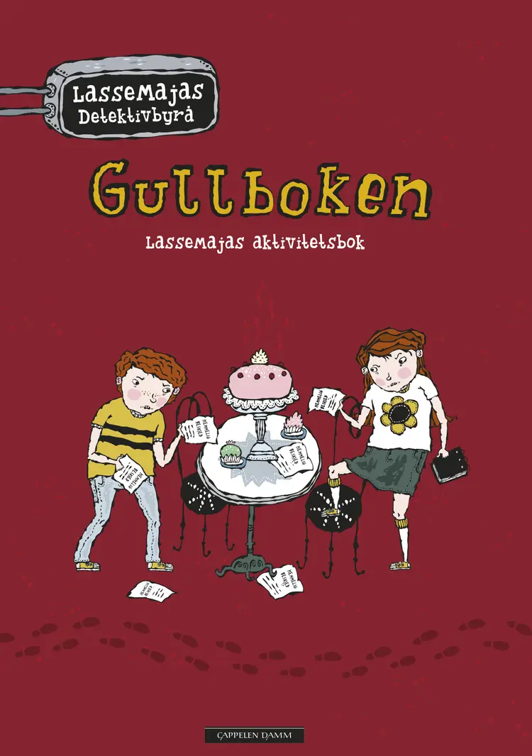 Omslag LasseMajas Detektivbyrå - Gullboken av Martin Widmark (Heftet)