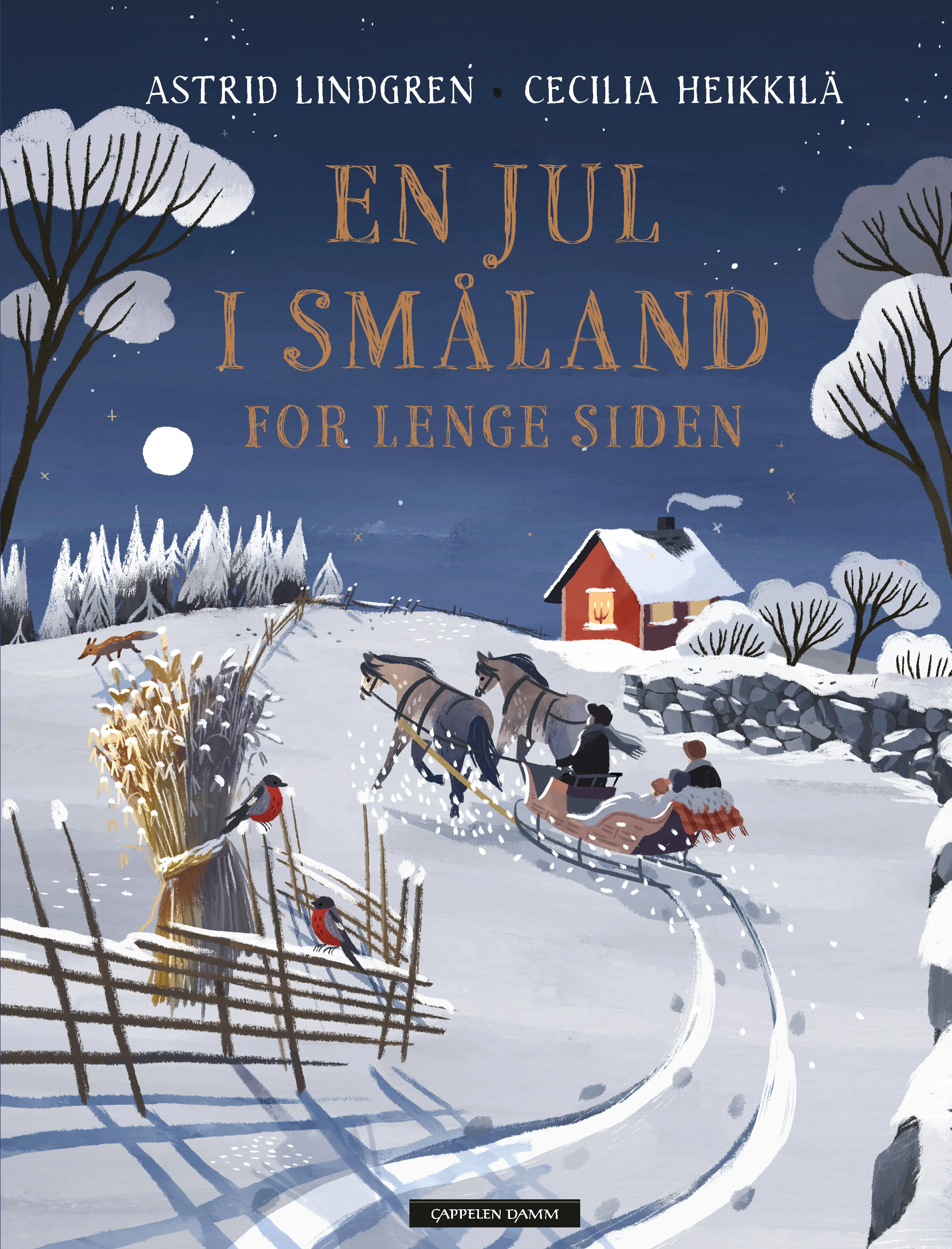 Omslag En jul i Småland for lenge siden av Astrid Lindgren (Innbundet)