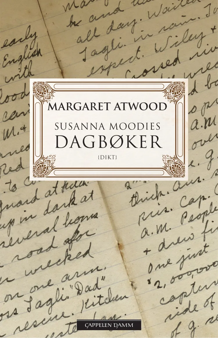 Omslag Susanna Moodies dagbøker av Margaret Atwood (Heftet)