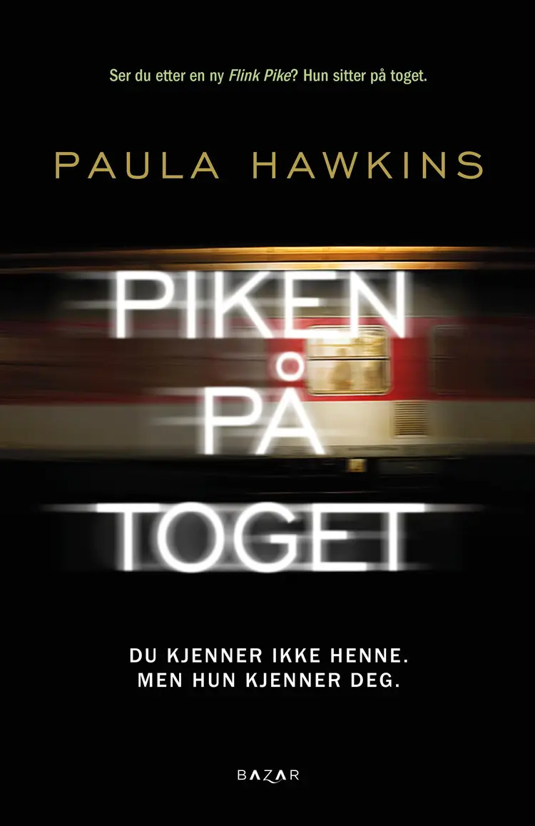 Omslag Piken på toget av Paula Hawkins (Innbundet)