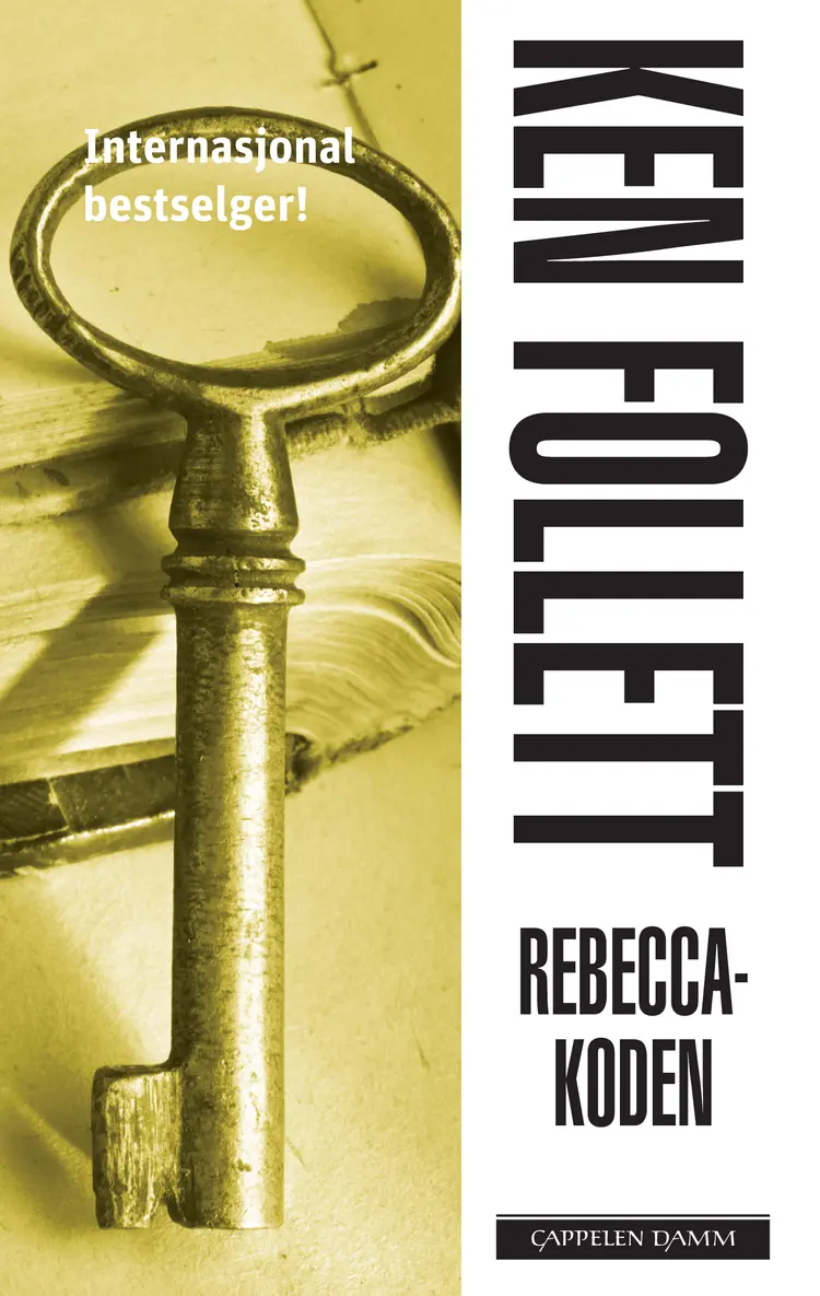 Omslag Rebecca-koden av Ken Follett (Heftet)
