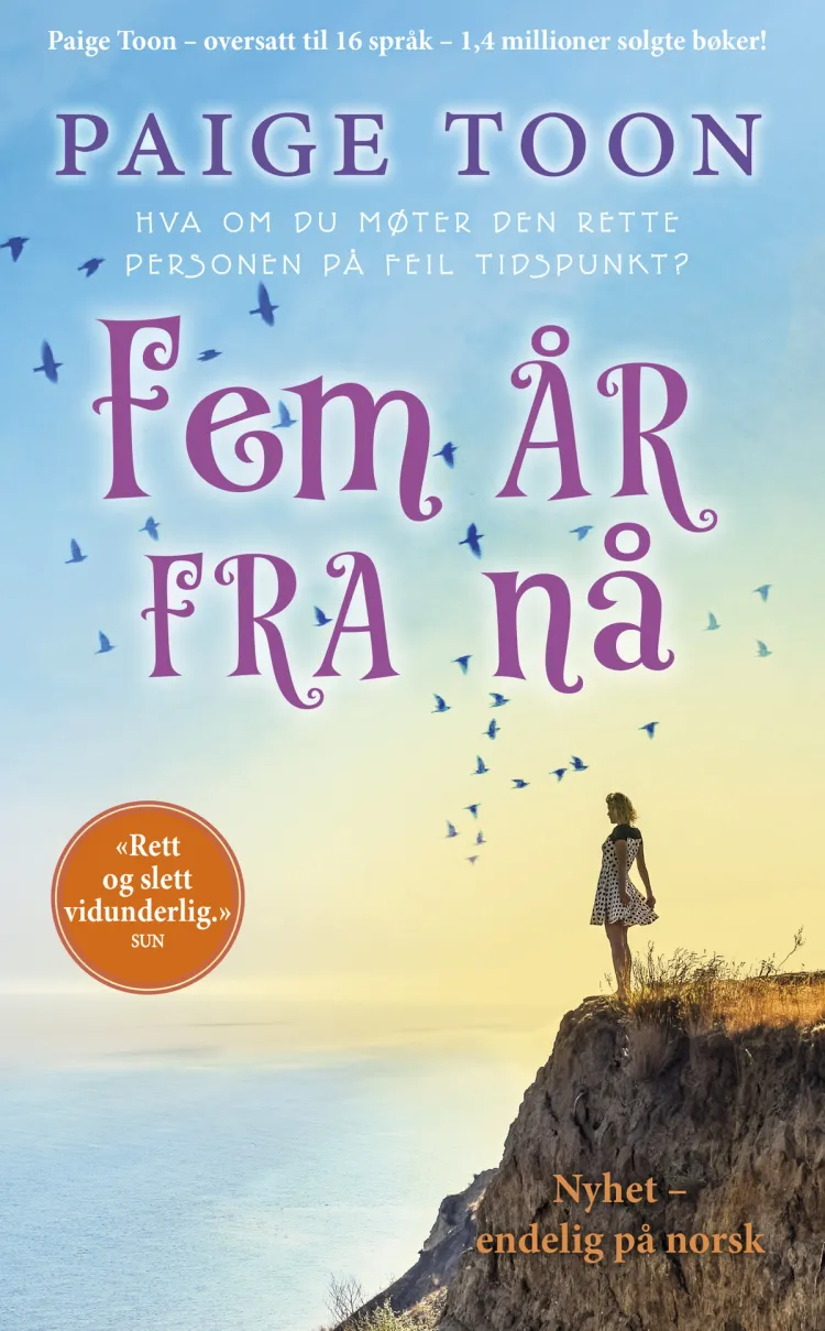 Omslag Fem år fra nå av Paige Toon (Ebok)