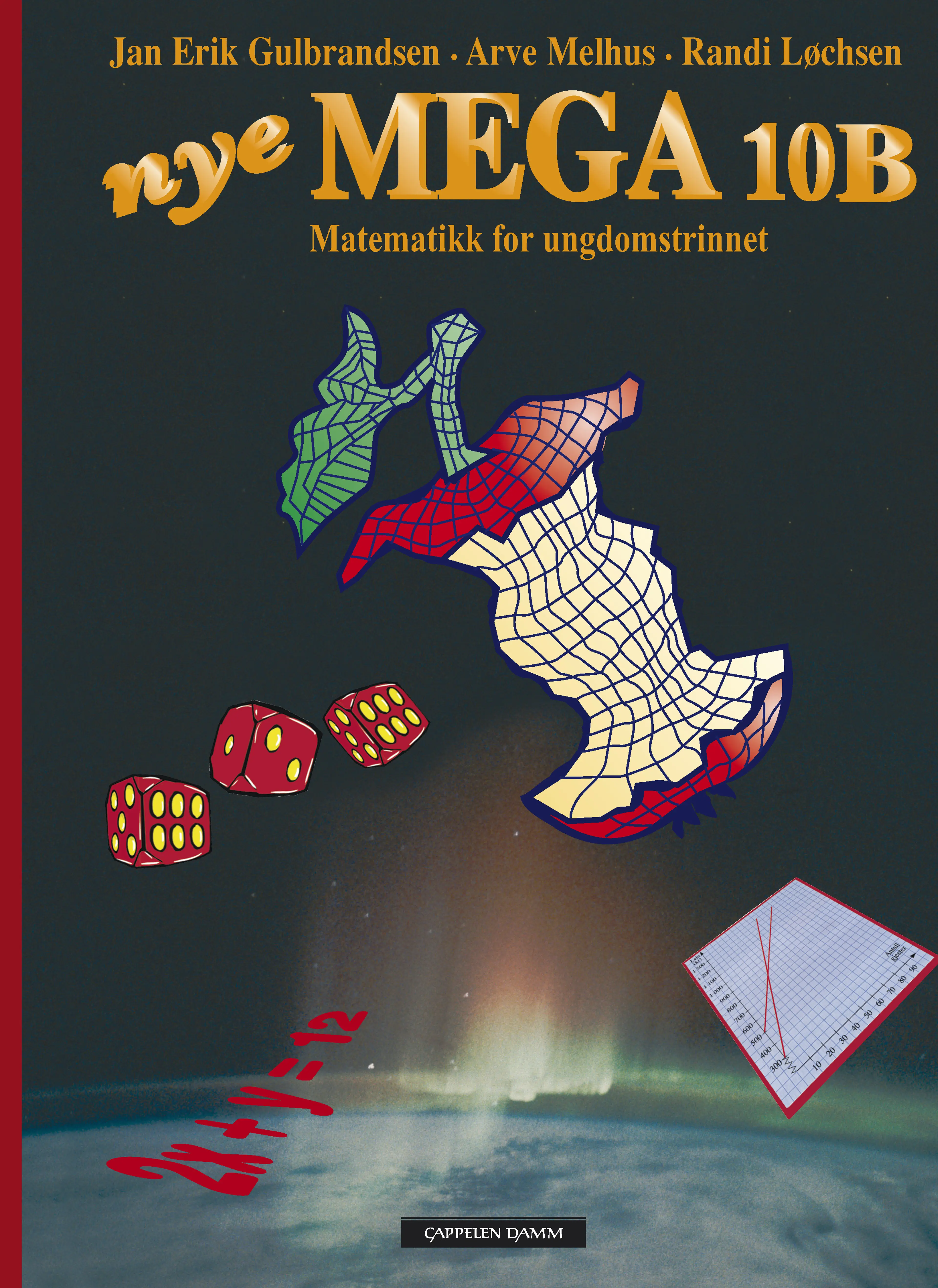 Omslag Nye Mega 10B elevbok bm av Jan Erik Gulbrandsen, Arve Melhus og Randi Løchsen (Innbundet)