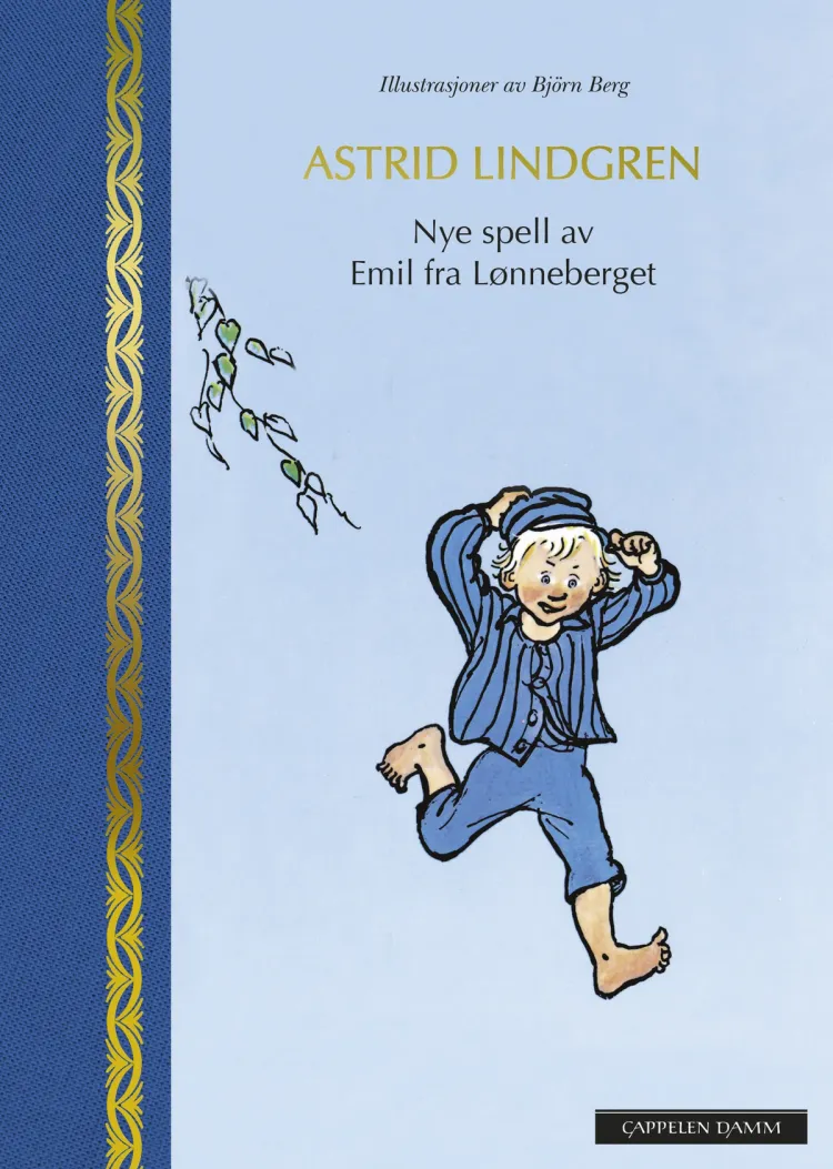 Omslag Nye spell av Emil fra Lønneberget av Astrid Lindgren (Innbundet)