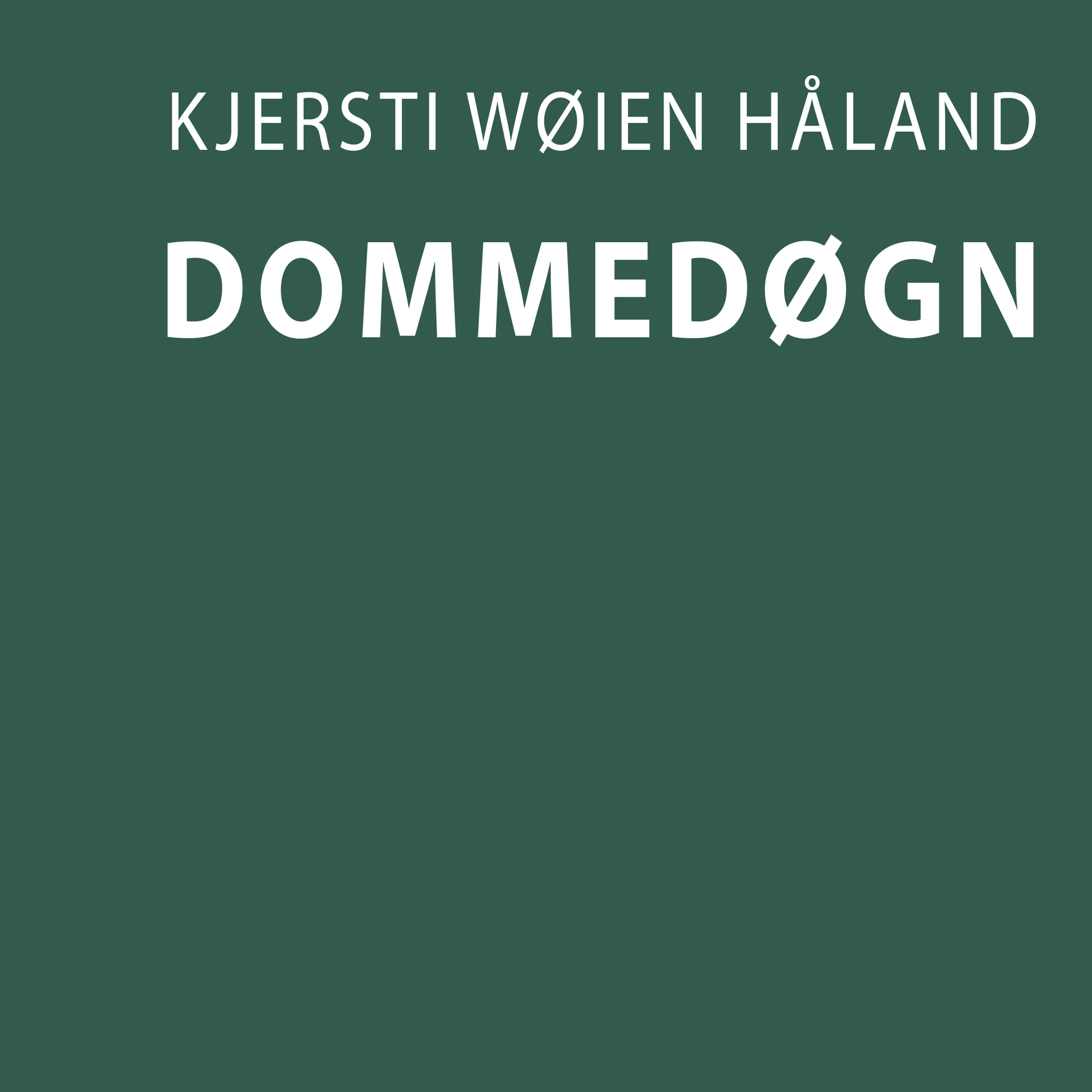Omslag Dommedøgn av Kjersti Wøien Håland (Lydbok)