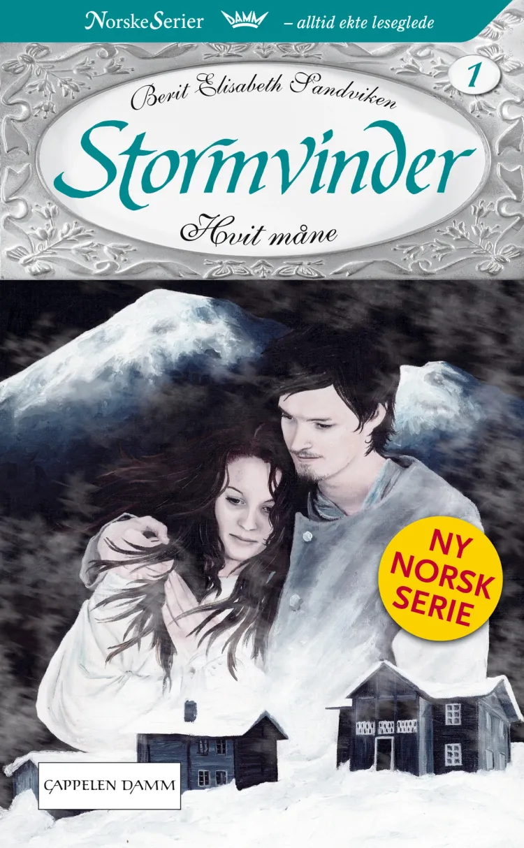 Omslag Hvit måne av Berit Elisabeth Sandviken (Heftet)