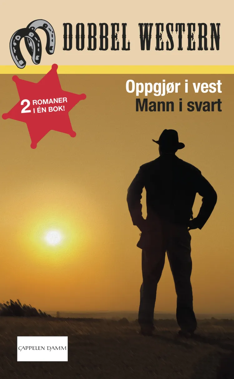 Omslag Oppgjør i vest/Mann i svart av Jackson  Cole / John MacDougall Murray (Heftet)