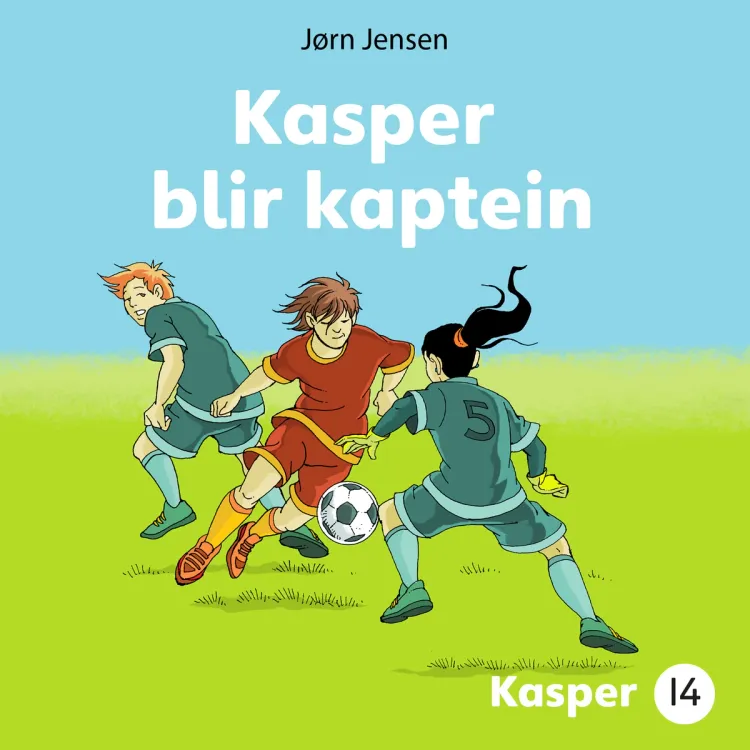 Omslag Kasper blir kaptein av Jørn Jensen (Lydbok)