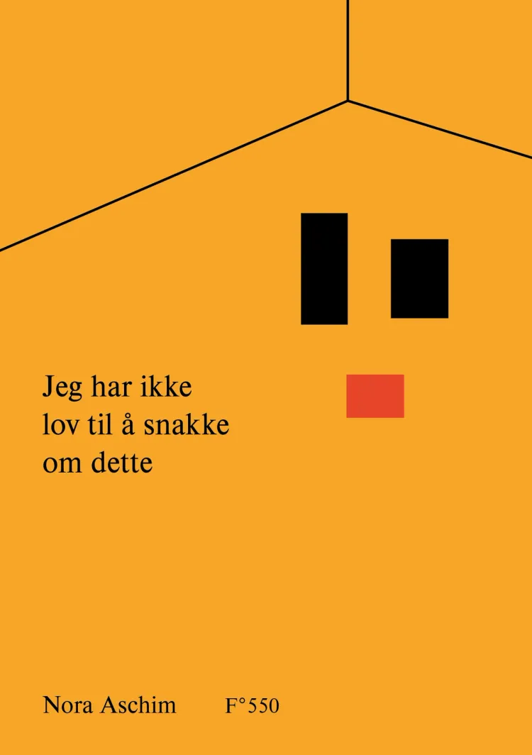 Omslag Jeg har ikke lov til å snakke om dette av Nora Aschim (Innbundet)