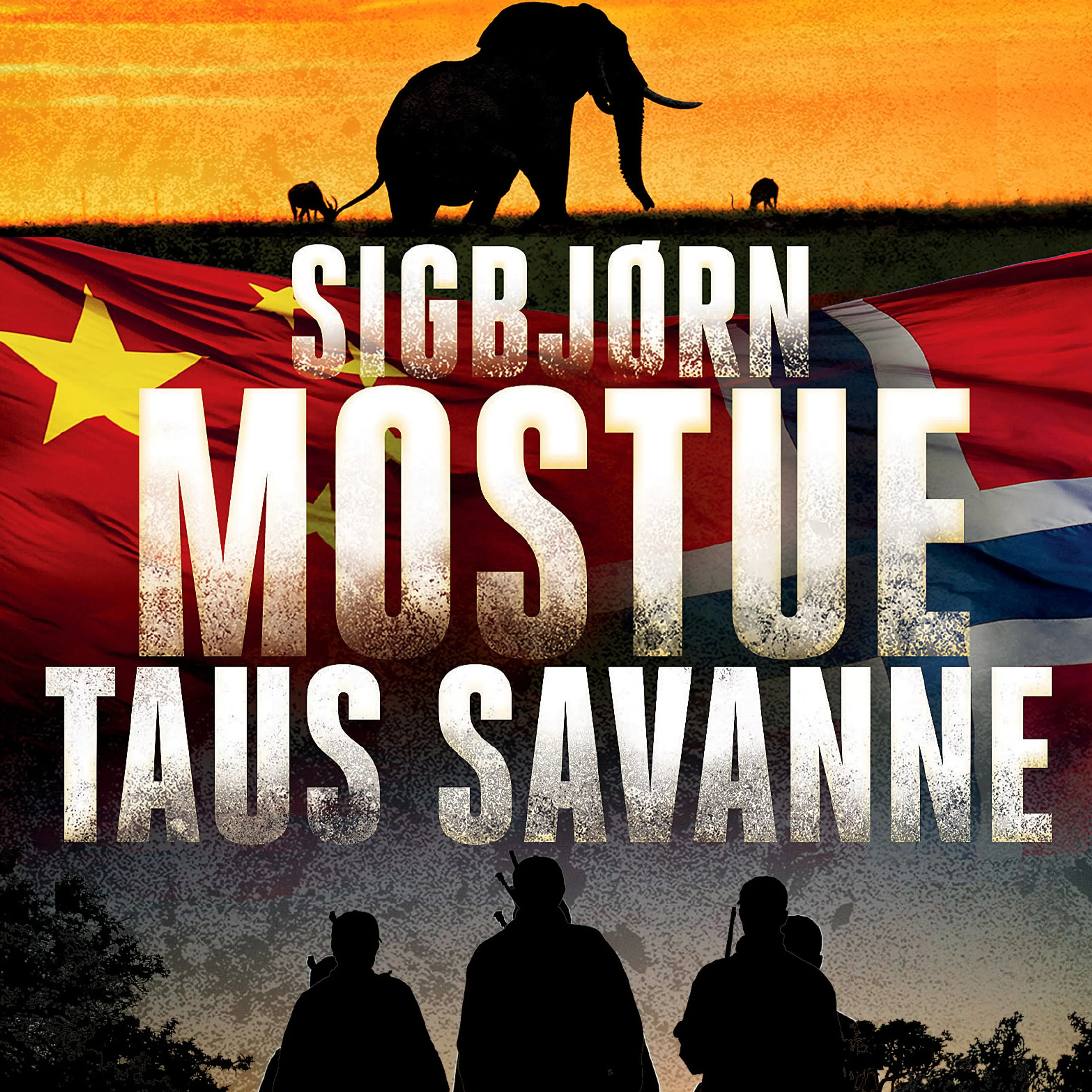 Omslag Taus savanne av Sigbjørn Mostue (Lydbok)