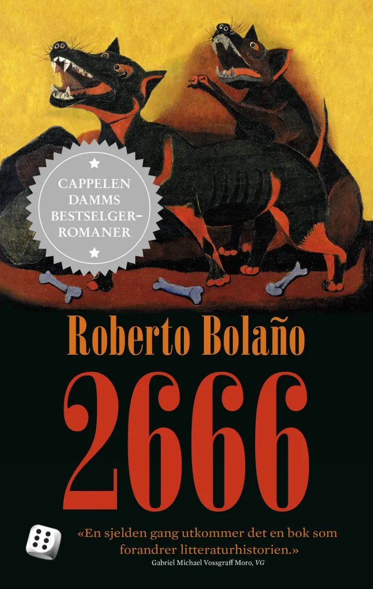 Omslag 2666 av Roberto Bolaño (Heftet)