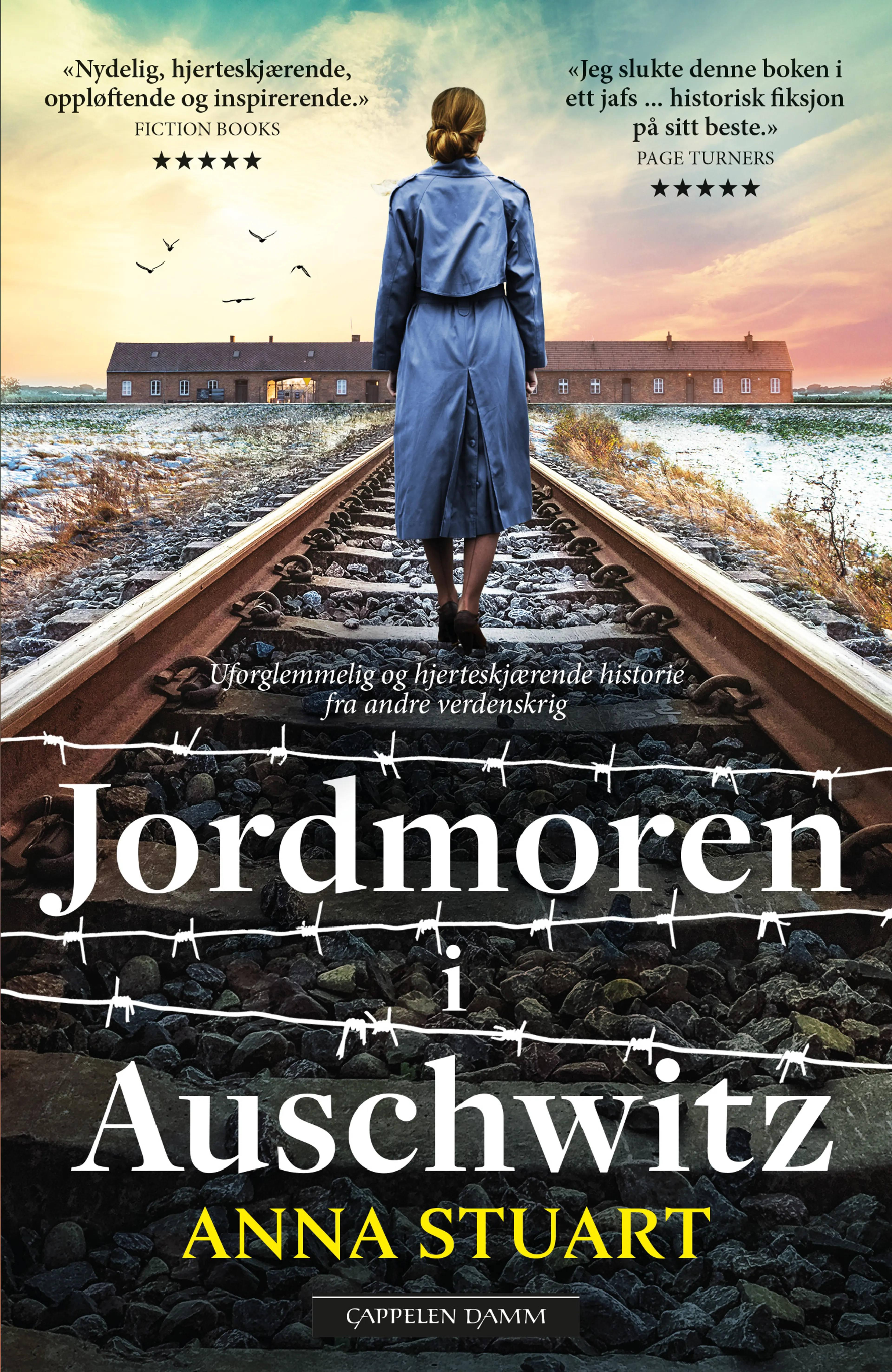 Omslag Jordmoren i Auschwitz av Anna Stuart (Heftet)