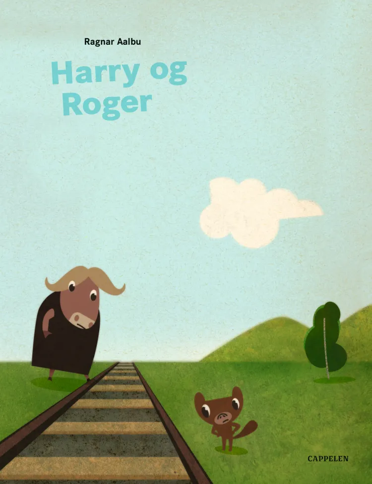 Omslag Harry og Roger av Ragnar Aalbu (Innbundet)