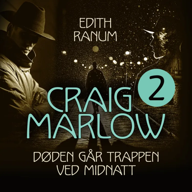 Omslag Døden går trappen ved midnatt av Edith Ranum (Lydbok)