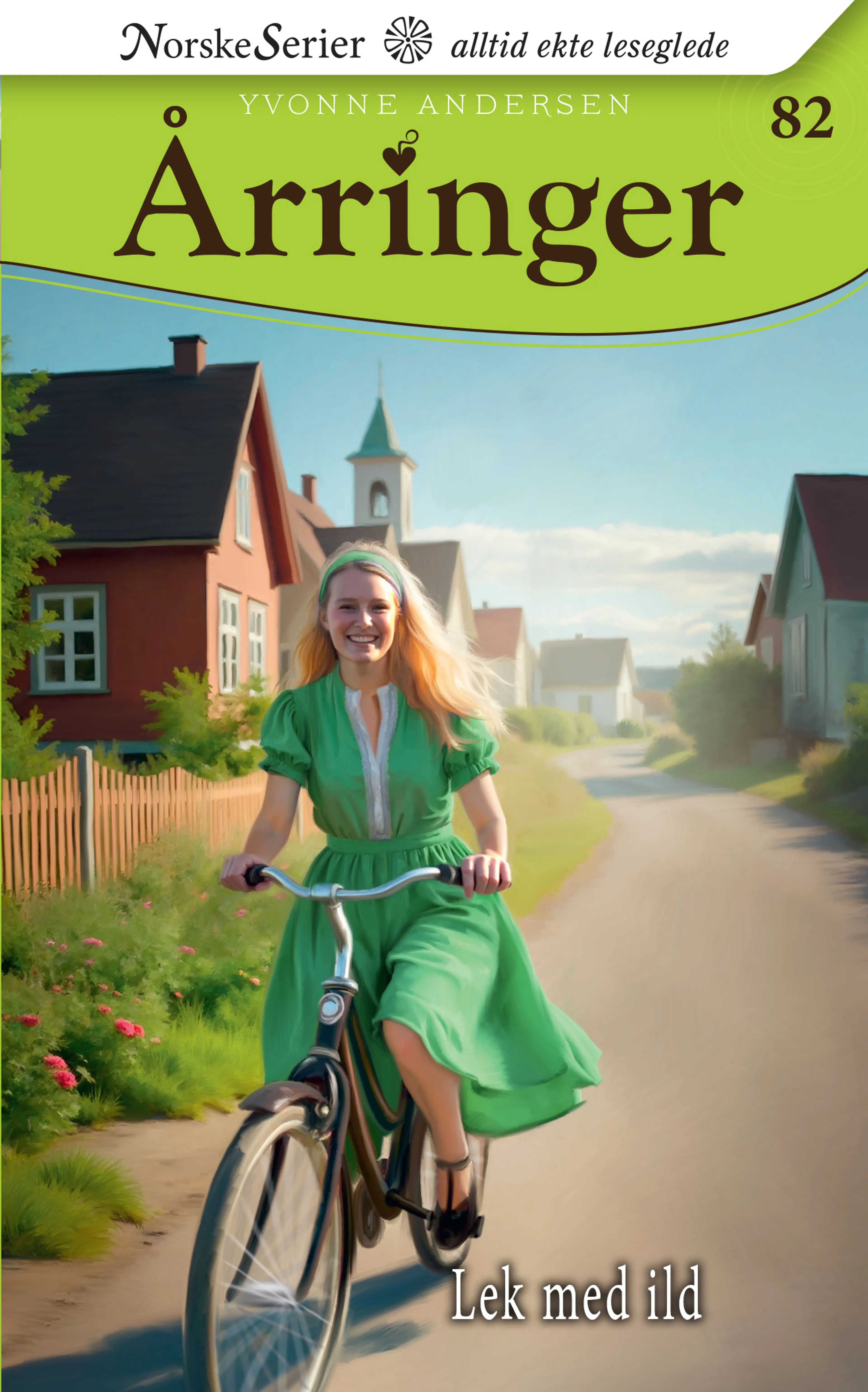 Omslag Lek med ild av Yvonne Andersen (Heftet)