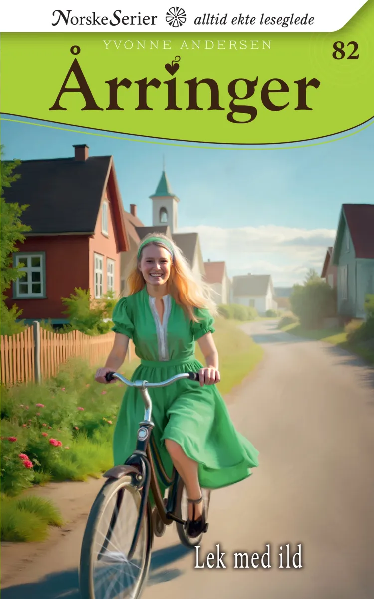 Omslag Lek med ild av Yvonne Andersen (Heftet)