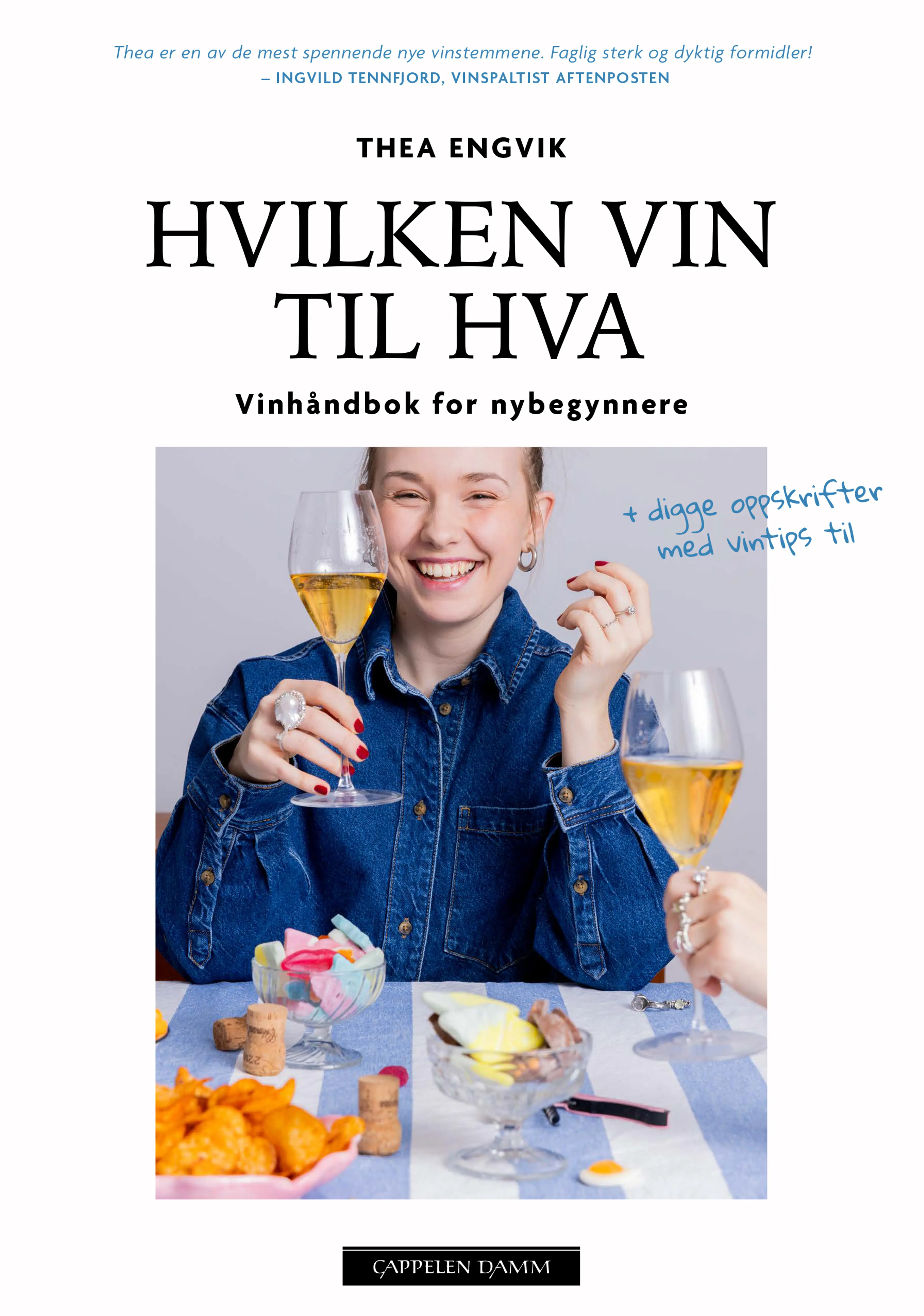Omslag Hvilken vin til hva av Thea Engvik (Innbundet)