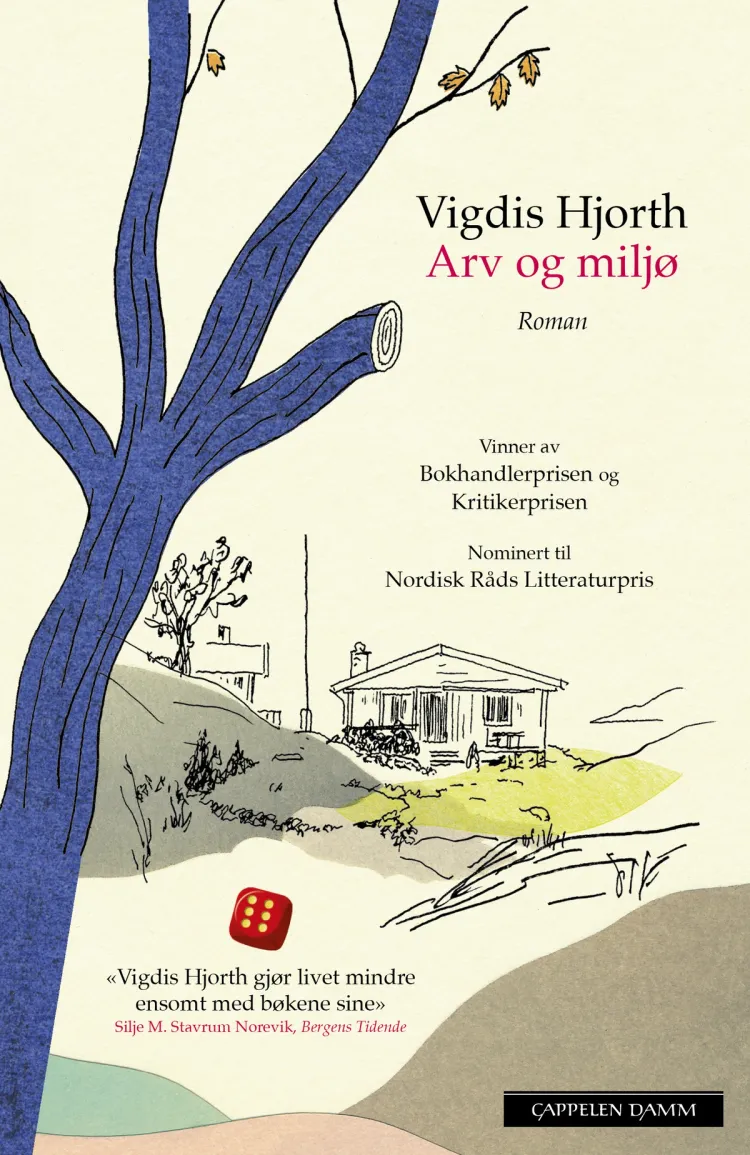 Omslag Arv og miljø av Vigdis Hjorth (Heftet)