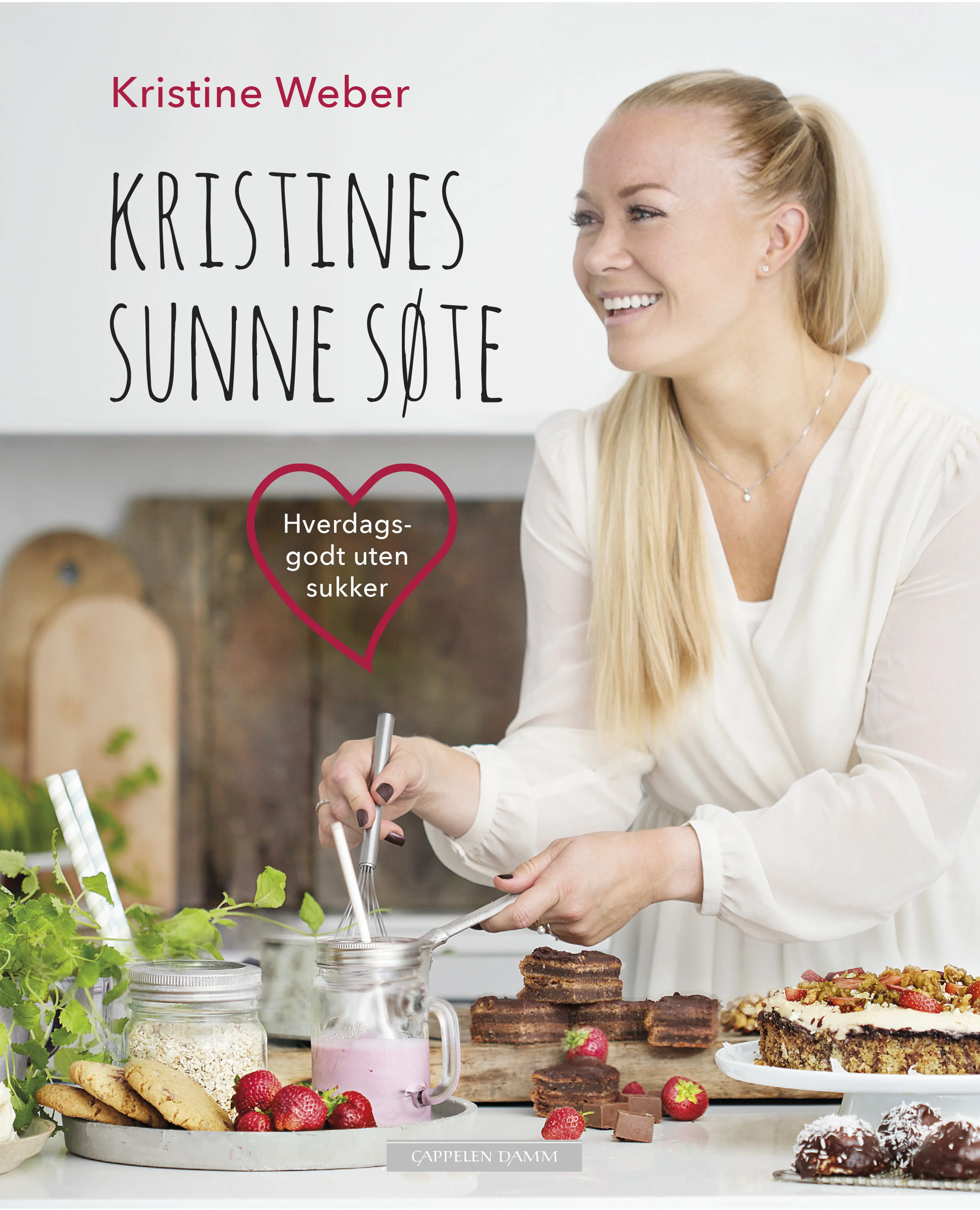 Omslag Kristines sunne søte av Kristine Weber (Innbundet)