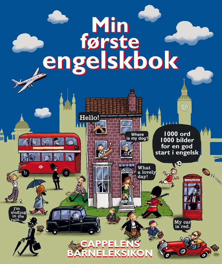 Omslag Min første engelskbok (Innbundet)