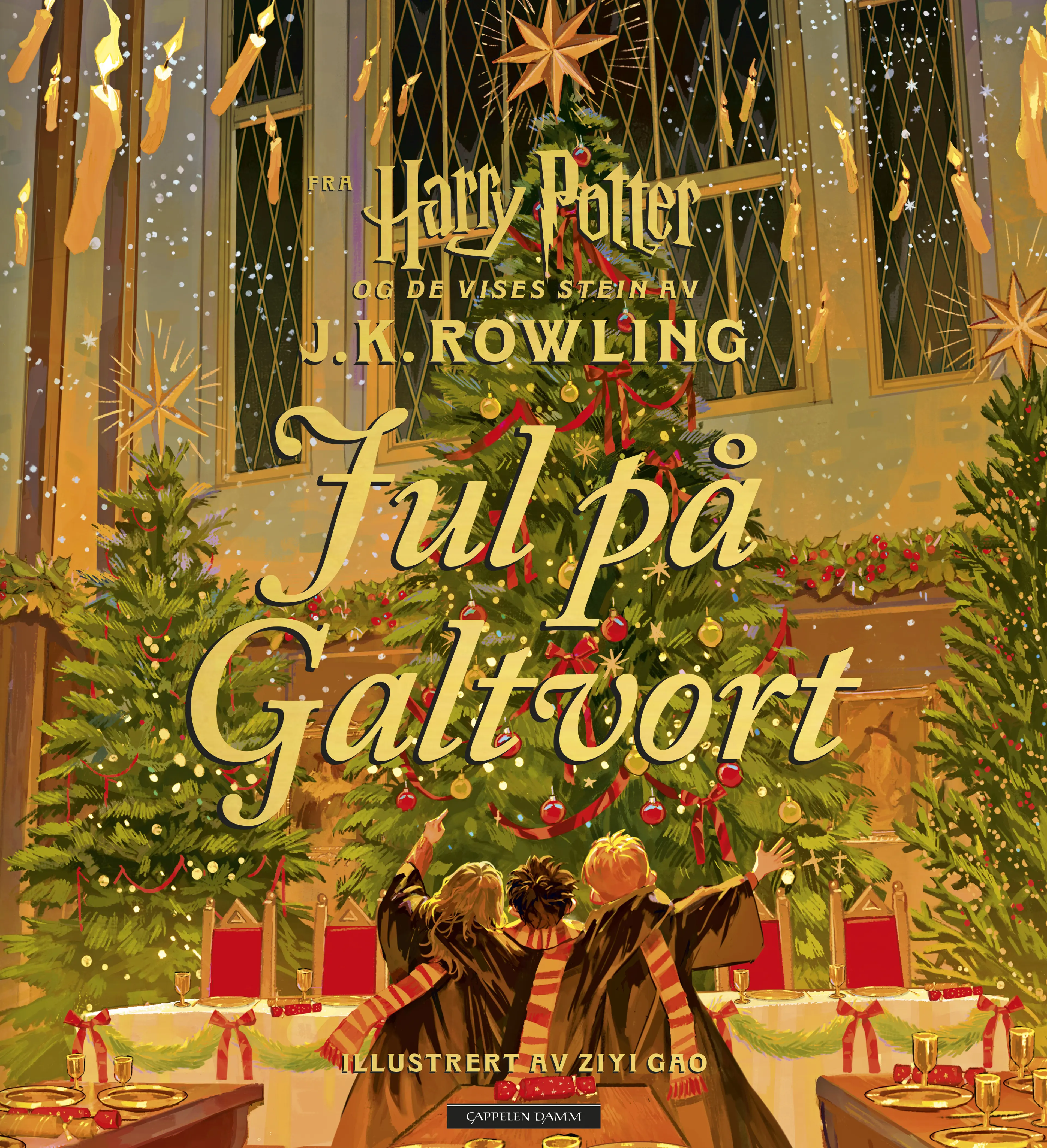 Omslag Harry Potter: Jul på Galtvort av J.K. Rowling (Innbundet)