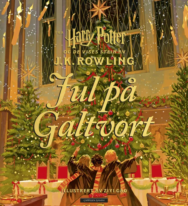 Omslag Harry Potter: Jul på Galtvort av J.K. Rowling (Innbundet)