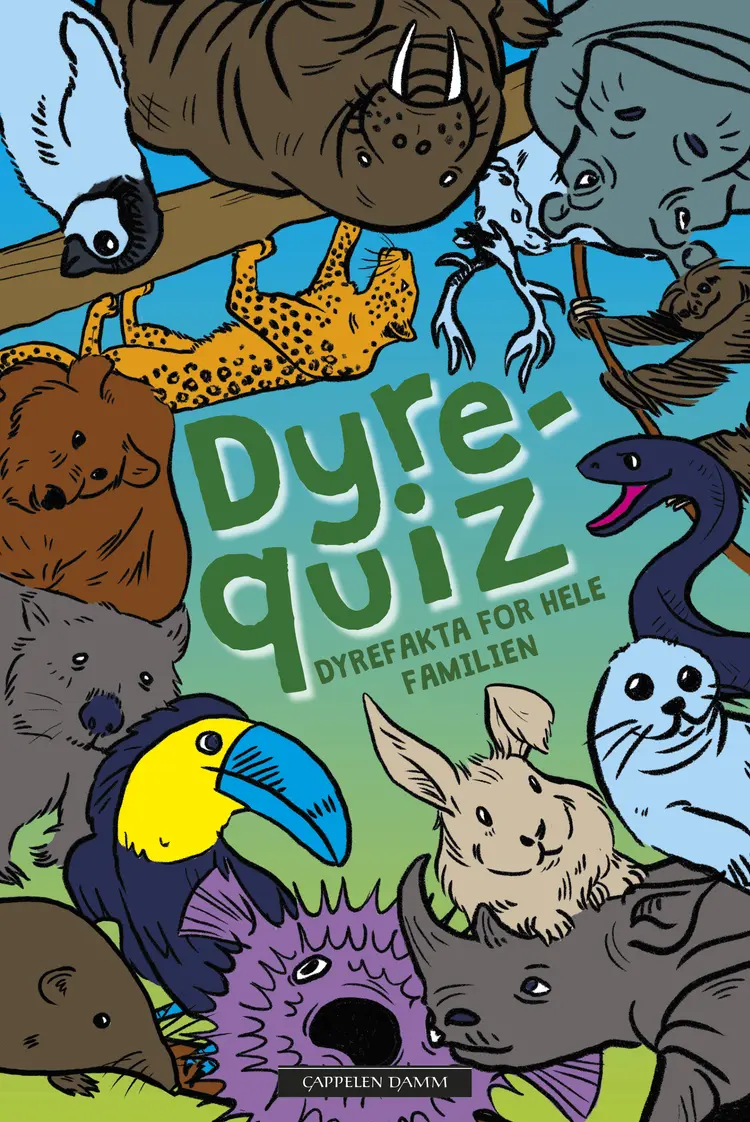 Omslag Dyrequiz (Heftet)