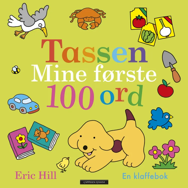Omslag Tassen – Mine første 100 ord av Eric Hill (Innbundet)