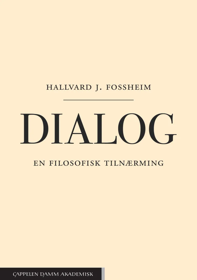 Omslag Dialog av Hallvard J. Fossheim (Heftet)