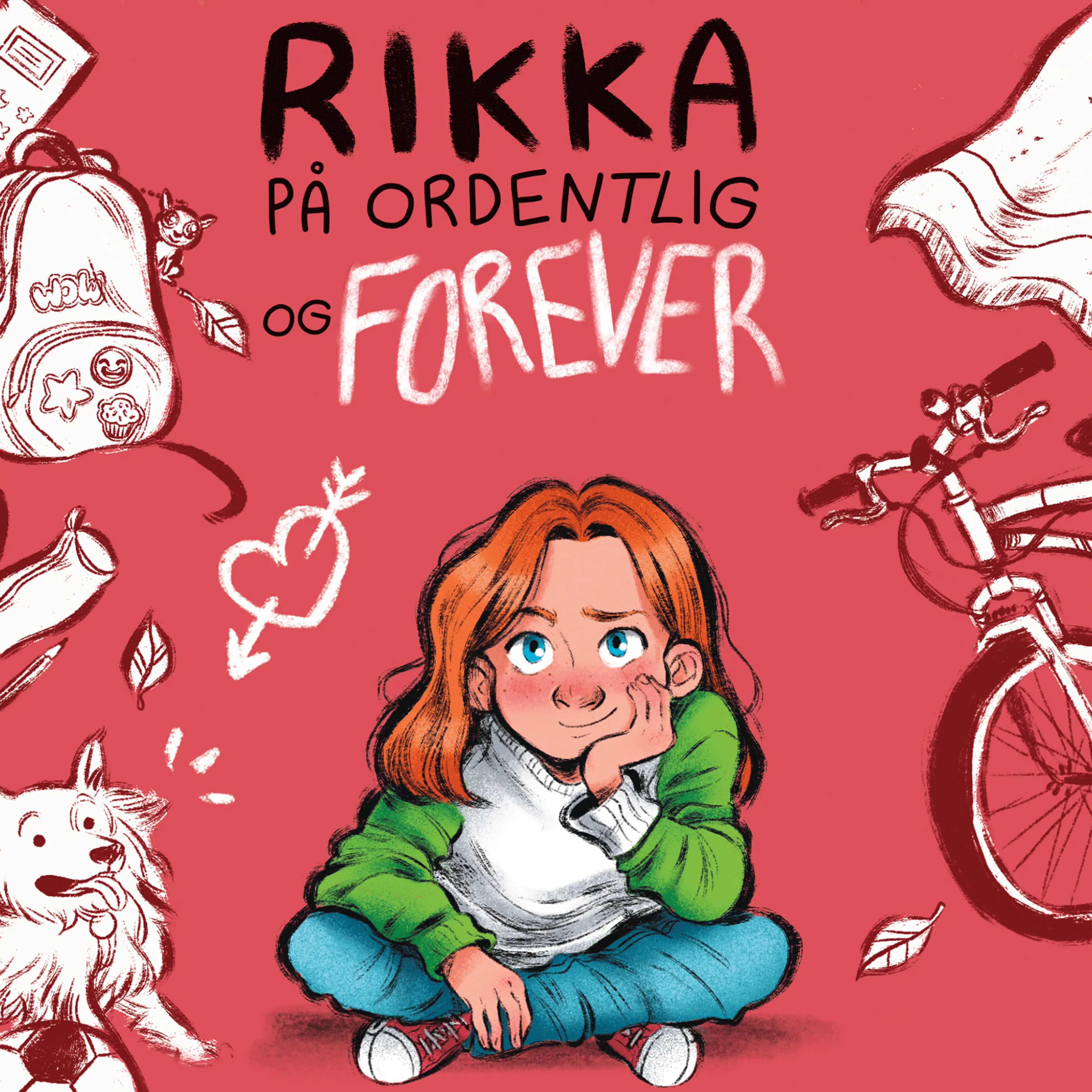 Omslag Rikka - på ordentlig og forever av Maiken Nylund (Lydbok)