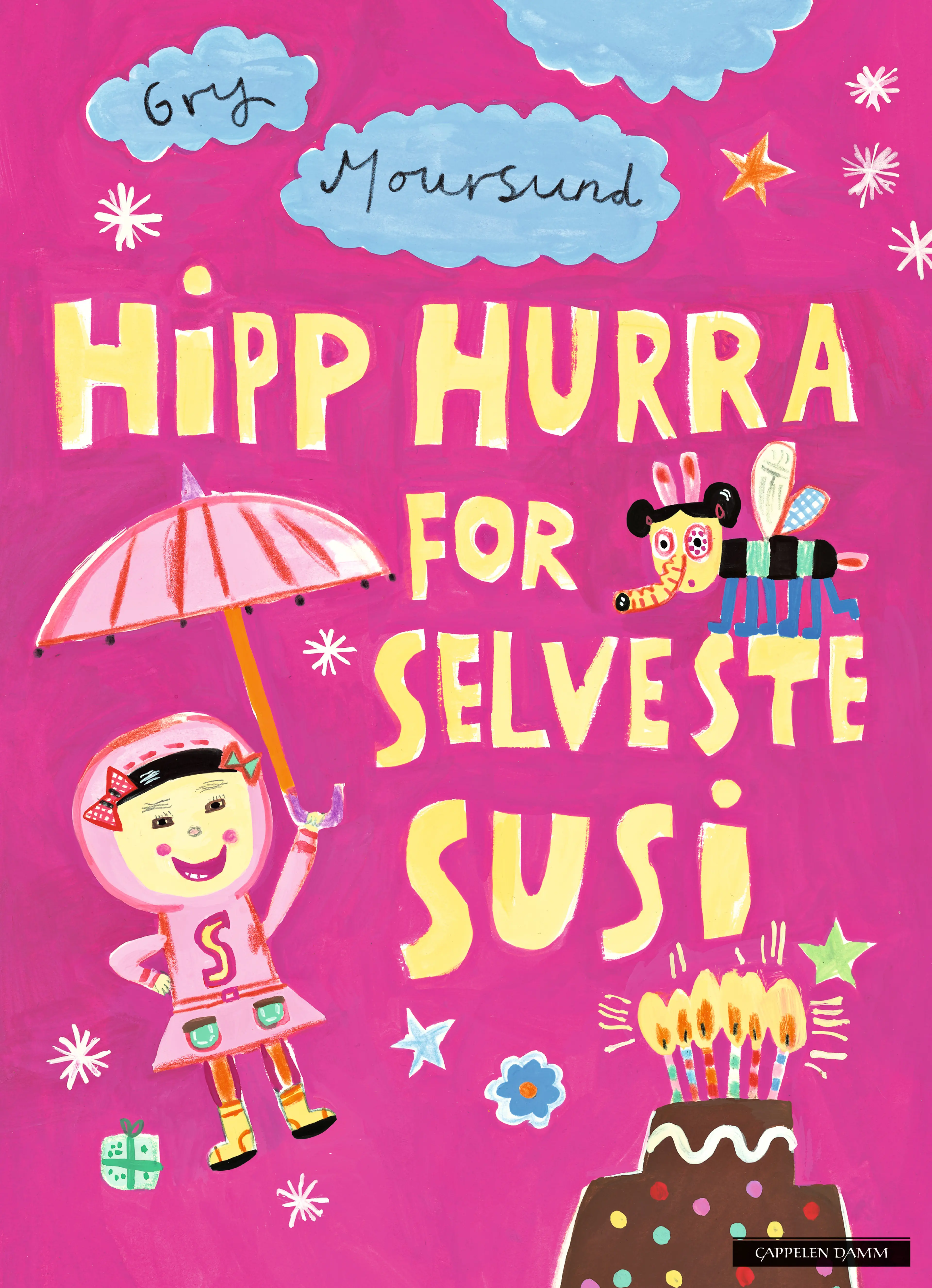 Omslag Hipp Hurra for selveste Susi av Gry Moursund (Innbundet)