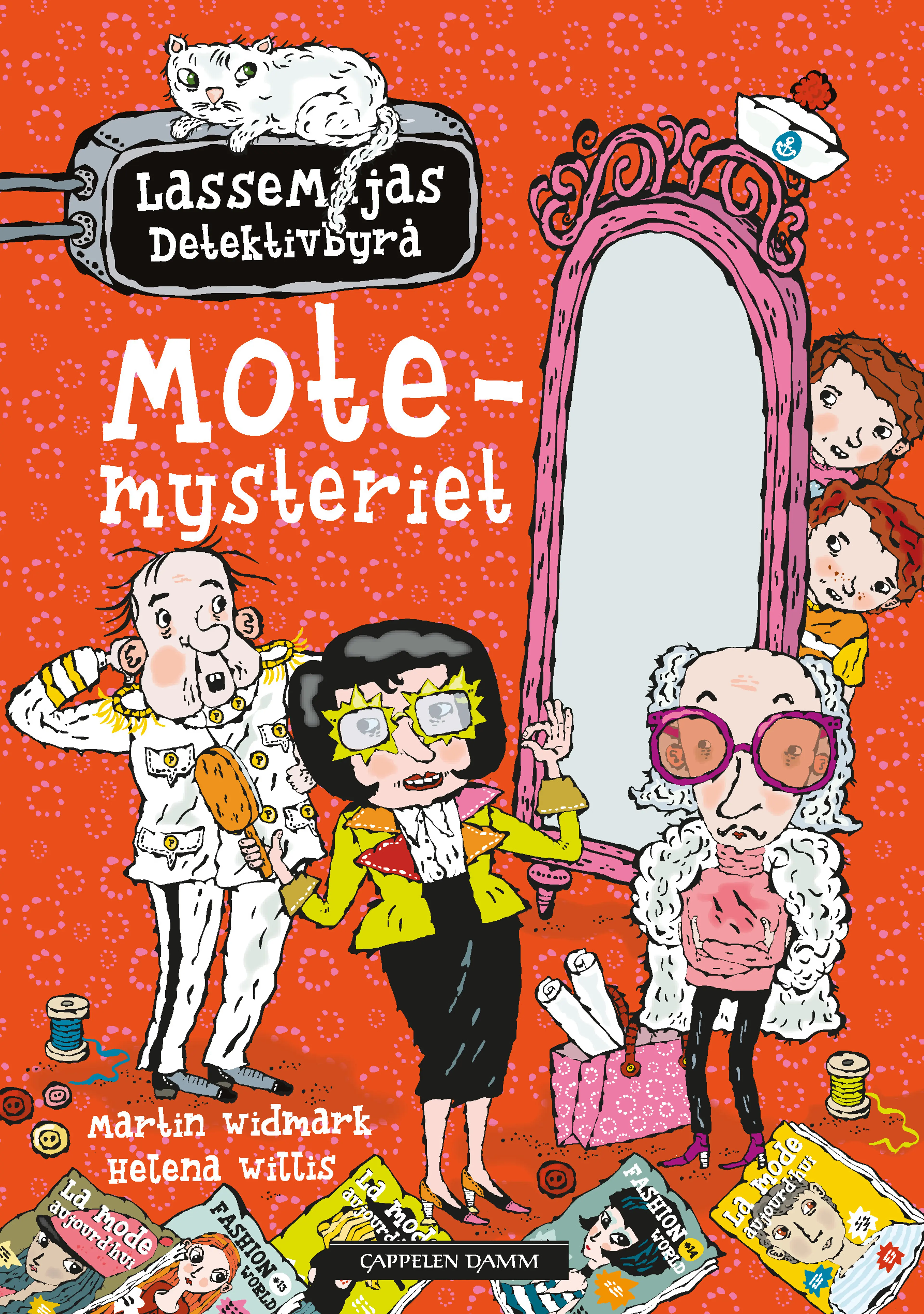 Omslag LasseMaja - Motemysteriet av Martin Widmark (Innbundet)