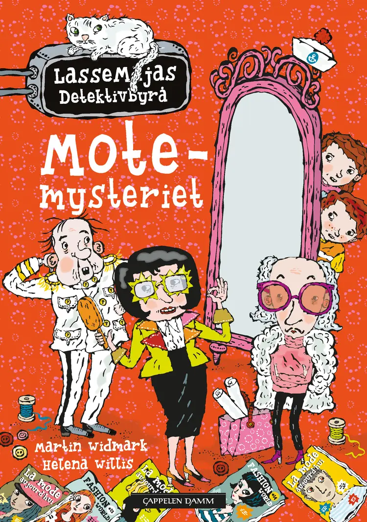 Omslag LasseMaja - Motemysteriet av Martin Widmark (Innbundet)